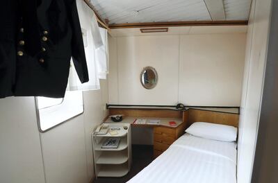 View of the captain’s day room. Pawan Singh / The National