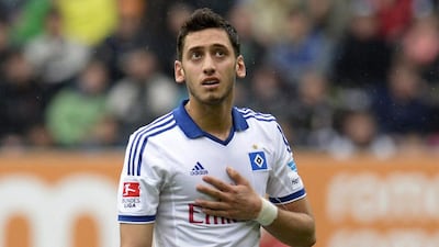 Hamburg playmaker Hakan Calhanoglu says he wants to leave the club. Christof Stache / AFP