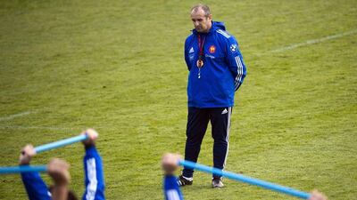 France rugby union coach Philippe Saint-Andre announced seven changes to the side that will face Scotland in their Six Nations match on Saturday March 8, 2014. Lionel Bonaventure / AFP