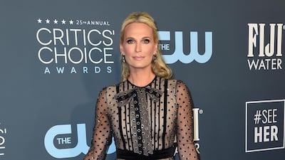 Molly Sims arrives at the 25th annual Critics' Choice Awards on Sunday, January 12, 2020. AP
