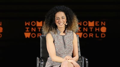 Journalist and Tehran critic Masih Alinejad in New York. AFP