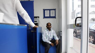 Muneer Pandiyala, an Indian expat, who has lived in the UAE for a decade is a supporter of AAP in the general election. Christopher Pike / The National