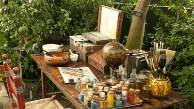 Art, Garden, Life. An evocation of Frida Kahlo’s studio overlooking her garden. Courtesy Ivo M Vermeulen / NYBG