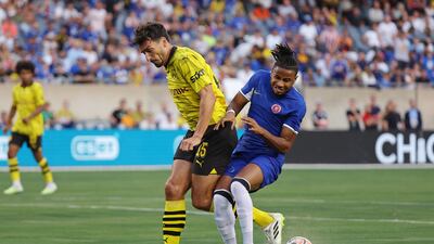Chelsea forward Christopher Nkunku, who signed for the club in June, sustained an ACL injury in pre-season training. USA Today Sports