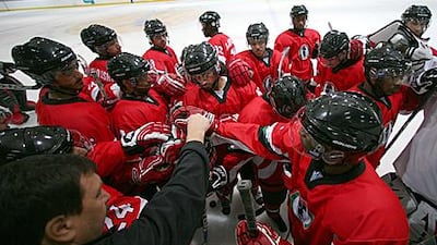 The UAE national hockey team travel to Kuwait this weekend for the International Ice Hockey Federation Asian Challenge Cup looking to repeat their 2009 success.