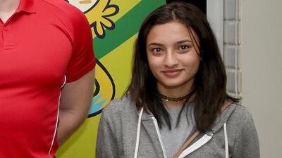 UAE Olympic swimmer Nada Al Bedwawi. Photo Courtesy: WAM