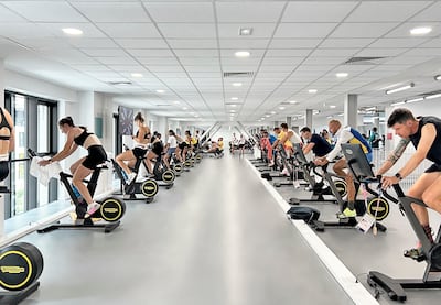 Athletes training at the Olympic Village. Photo: Technogym