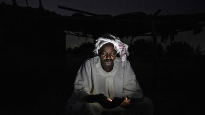 A Sudanese man near the city of Omdurman. Debt relief is expected to drive economic recovery and combat poverty in Sudan AFP