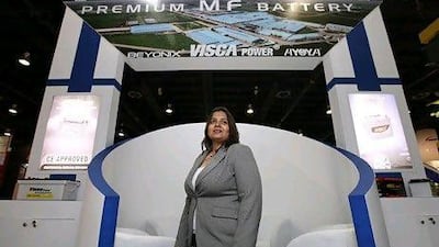 Ekta Keswani practiced her sales pitch on her friends.Jeffrey E Biteng / The National