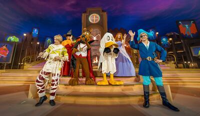 Children can enjoy character encounters, themed shows and a candy hunt. Photo: Warner Bros Abu Dhabi