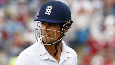 England cricket captain Alastair Cook.