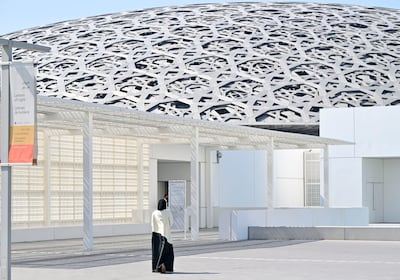 Since opening in November 2017, the Jean Nouvel-designed Louvre Abu Dhabi has welcomed more than eight million visitors and staged 22 temporary exhibitions. Khushnum Bhandari / The National