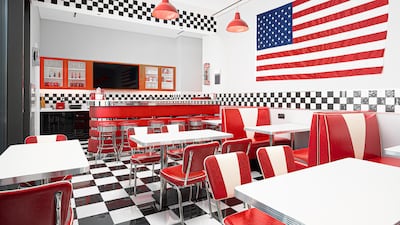 An American-style diner with a fully functional kitchen is the star attraction of this Dh90 million Dubai villa in Al Barsha. All photos: Prime by Betterhomes