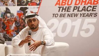 Faisal Al Sheikh, an events manager with TCA, says the Volvo Ocean Race “gives us a great opportunity to show how much further we have come as a water sport destination”. Fatima Al Marzooqi / The National