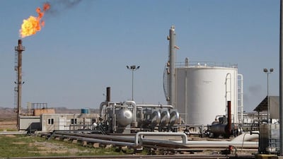 A Dana Gas facility in Kurdistan. Increased earnings from the region have helped offset the fluctuation in oil prices. WAM