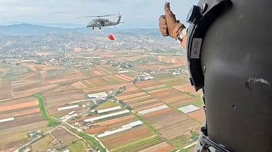 The UAE rescue team is continuing its efforts to extinguish the massive wildfires raging across several areas of Albania. Wam