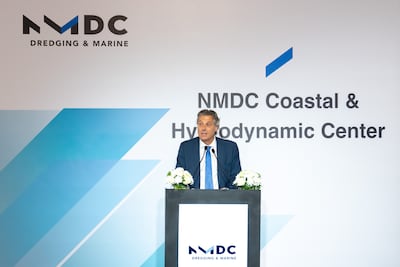 Niels de Bruijn has hailed the new Abu Dhabi facility. Photo: NMDC