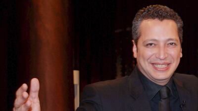 TV Host Tamer Amin faced a court in connection with comments he made in February about rural Egyptians. EPA