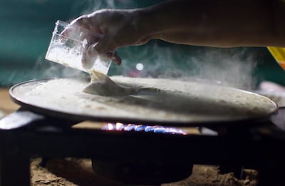 No one wants their bread, or khobz, to be dry. Razan Alzayani / The National