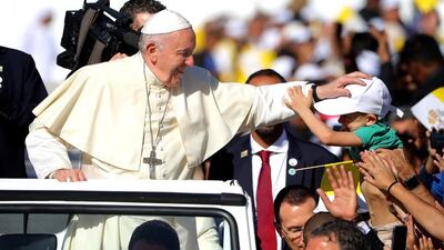 The Pope enjoyed an historic three-day tour of the UAE in February and is full of praise for the country three months on. Getty