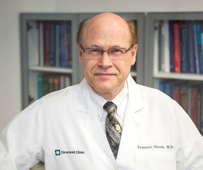 Tommaso Falcone works at the Cleveland Clinic in London. Photo: Cleveland Clinic