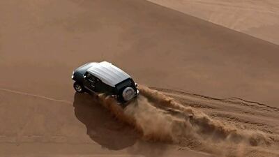 Steve Piscina says getting stuck is part of the fun of dune bashing. Jeff Topping / The National