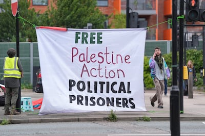 Palestine Action activists sentenced over a break-in. Yui Mok/PA Wire