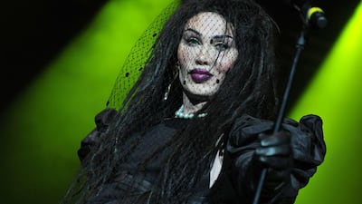 Pete Burns performs in London in 2012. The British singer died on Monday. C Brandon / Redferns via Getty Images