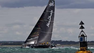 :“The whole race to be honest, we were changing places,” Azzam’s skipper Ian Walker says of rival yacht Groupama. “We just pushed as hard as we could...”