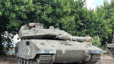 Engines for the Merkava tank are made in Germany. Thomas Helm / The National