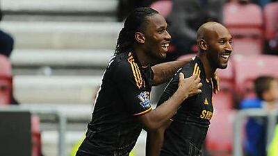 Didier Drogba, left, and Nicolas Anelka are widely acknowledged as two of the best finishers in the Premier League.