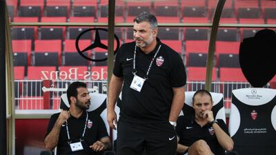 Cosmin Olaroiu has temporarily left his day job as Al Ahli manager to take charge of Saudi Arabia's Asian Cup campaign. Sarah Dea/The National