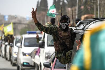 Syria's new rulers included groups that contained extremist elements and had been affiliated with Al Qaeda. EPA