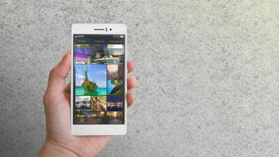 Oppo’s new R5. Courtesy Oppo