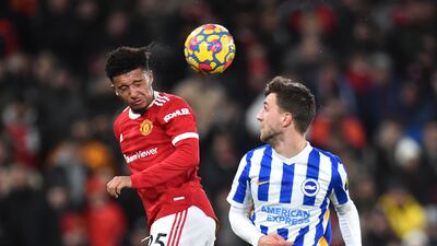 Jadon Sancho - 7: United’s first shot on target in opening 10 minutes and should have scored. That was United’s only effort on target in the first half. Neat around the area. Applauded when he came off. Reuters