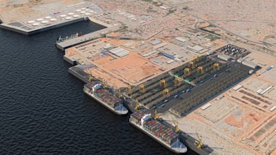 Port of Luanda in Angola. UAE companies made investments in port and logistic sectors in the Angolan capital. Photo: DP World