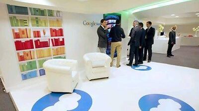 Google topped Fortune's 100 best companies to work for with its 'famous perks of the Plex', which include bowling and free food. Jacques Brinon / AFP