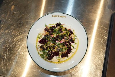 The dish is served with sourdough. Photo: Late Eatery