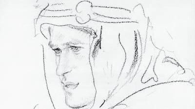 A sketch portrait of Lawrence of Arabia by Augustus John now carries a disclaimer on the National Portrait Gallery website. Getty Images