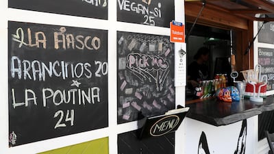 The window-in-the-wall eatery opened in May 5, where Julie's Restaurant used to be. Chris Whiteoak / The National