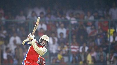 Chris Gayle is the most destructive player in the Royal Challengers Bangalore line-up. Saurabh Das / AP Photo