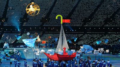 Miranda performs during the Opening Ceremony of the London 2012 Paralympics. Chris Jackson/Getty Images