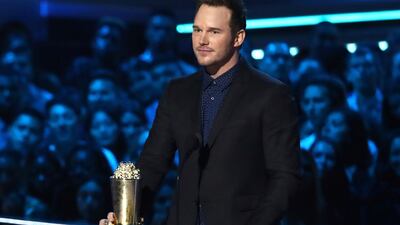 Chris Pratt accepts the generation award AP