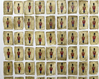 Mohamed Monaiseer’s Toy Soldiers (2015-18) at Athr Gallery, Jeddah. Courtesy Athr Gallery and the artist