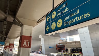 Some flights could be delayed or postponed as the UAE experiences rain and lightning. Chris Whiteoak / The National