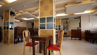 View of the Al Afadhil restaurant in Sharjah. Pawan Singh / The National