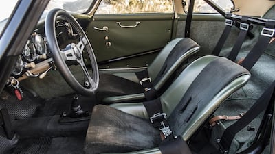 The 1958 Porsche 356 Emory Special. Components for the Porsches are either made in the shop on 1960s-era machines or sourced from Porsche deadstock and vintage suppliers. Courtesy Drew Phillips, Emory Motorsports