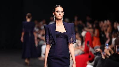 Following its successful runway shows at Dubai Fashion Week, Rizman Ruzaini is set to open its first store in the city. Chris Whiteoak / The National