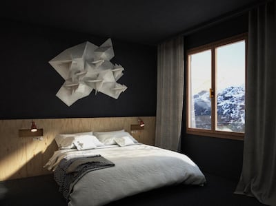 A room at ho36 Les Menuires, France. Ho36 Les Menuires