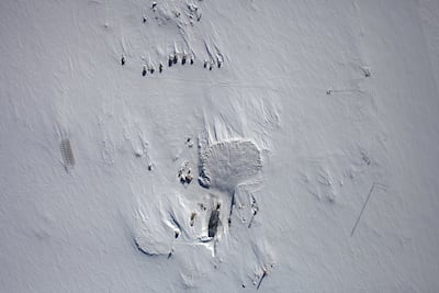 Vostok Station in Antarctica is in one of the coldest places on Earth, but also in one of the world’s sunniest spots. Photo: Nasa